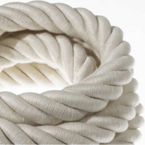 Creative-Cables Cordon 3XL Ø30 mm 3x0,75 mm² (20 m, blanc) (1/3)