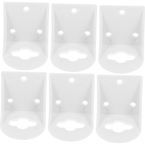 20pcs Supports de Fixation pour Robinet à Boire Direct en Plastique Pp, Système de Montage Mural Suspendu, Adapté pour Robinet Diamètre 15mm (1/5)