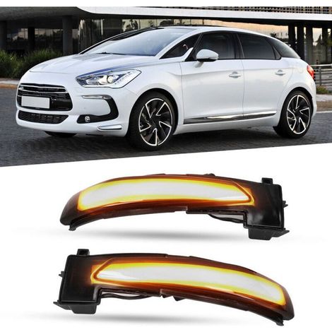 Dynamische LED-Blinker 6325J5 6325J4. 2 Stück. Ersatz-Positionsleuchte für Außenspiegel, getönt, für Peugeot 508 SW 2010–2017. (1/4)