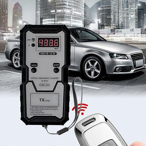 Compteur de fréquence infrarouge, instrument de test pour clés de voiture, testeur de fréquence infrarouge (1/4)
