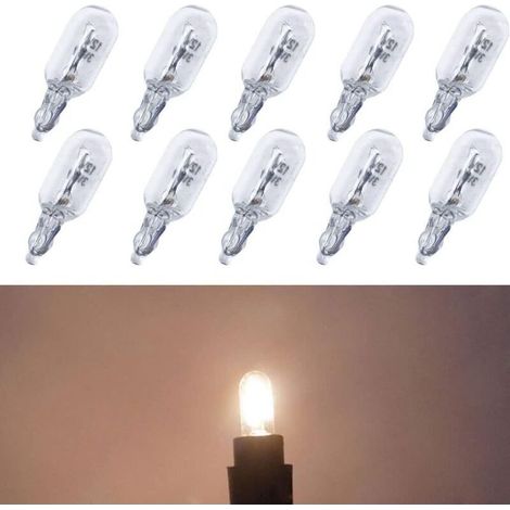 10 Pièces Ampoule T6.5 Voiture Tableau De Bord Tableau De Bord Lumière 3W Voyant 12V Feux Latéraux Accessoires De Voiture (1/5)
