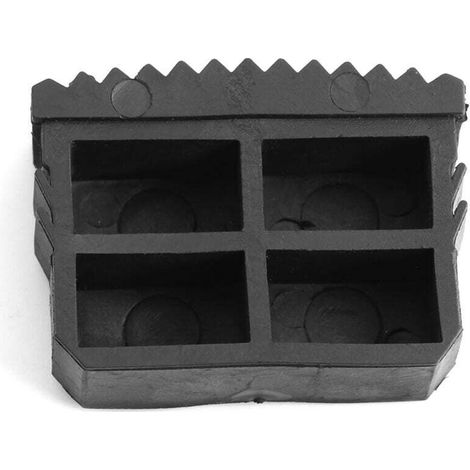 AIPERQ Jeffergarden 2 pièces/paire caoutchouc antidérapant remplacement escabeau pieds pied tapis coussin semelle noir (1/4)
