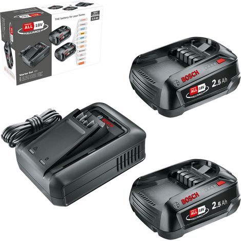 Starter Set 18V - BOSCH GREEN - 2 baterías 18V 2