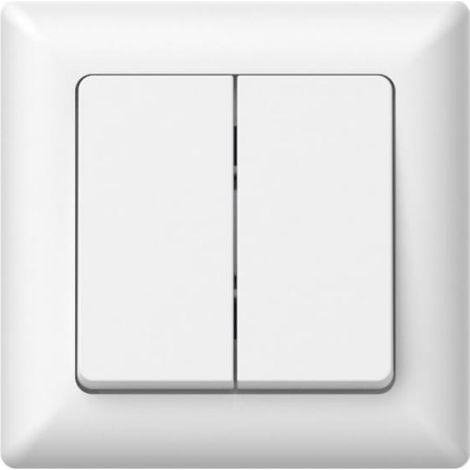Interruttore a incasso per lampadario, Varia, bianco / 46107
