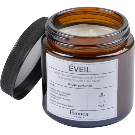 Bougie Verrine Parfumée "Apothicaire" 90g Éveil (1/3)