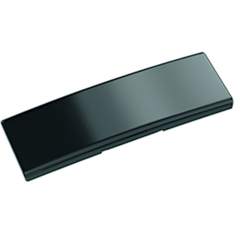 Hettich Möbel-Zierkappe, für Scharnierarm Sensys, Sensys, 9091820, Stahl obsidianschwarz (1/3)