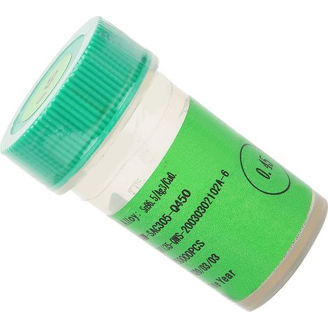 Billes de soudure sans plomb, sphères d'étain 25W pour réparation carte PCB, accessoires de rebillage 0,45mm (1/5)