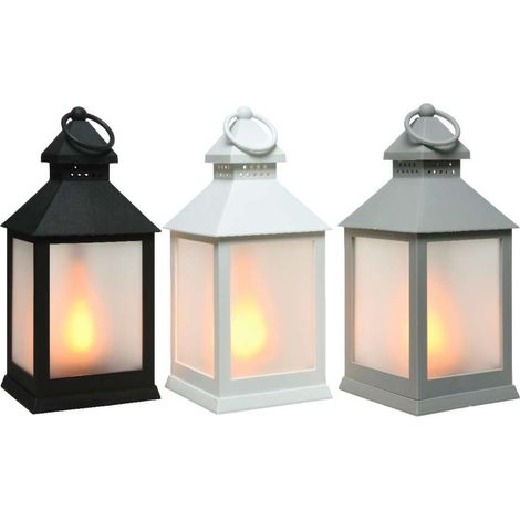 Lanterna 24 luci led 11 x 11 x 24 h cm colori assortiti