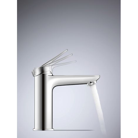 Wave Duravit Mitigeur monocommandé pour lavabo M Minusflow, sans