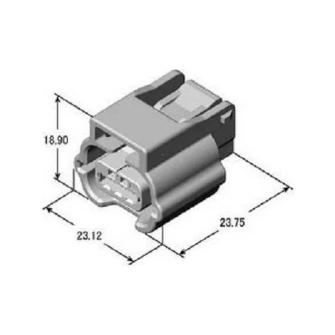 Yazaki 7283-8852-30 Connecteur 3P Femelle pour capteur allumage - sans broches ni joint