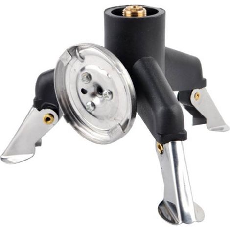 Adaptateur professionnel pour réchaud à gaz trépied, tête de conversion pour bouteille longue, camping et randonnée en extérieur (1/5)