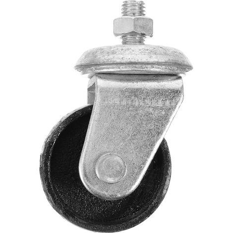 Roue pivotante horizontale de 12 mm pour cric hydraulique robuste (1/5)