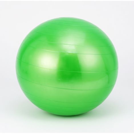 Ballon de yoga PVC vert 75 cm modèle 39