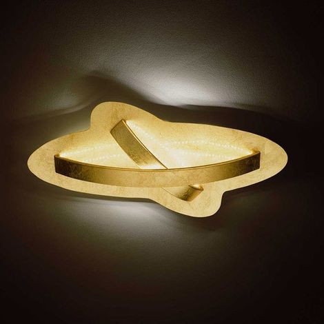 Plafonnier Led Baroque Doré Orfèvre (1/3)