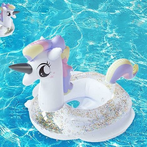 Bouée gonflable avec poignée, pour les personnes de plus de 18 ans, pour nager en piscine et à la plage, et pour les fêtes aquatiques.-AquaForge (1/5)
