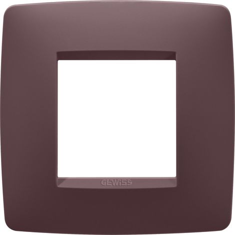 PLAQUE ONE 2P ROUGE TOSCANE GEWISS GW16122VD