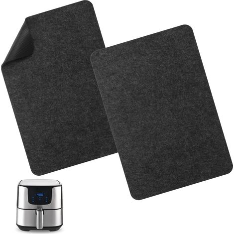 Lot de 2 tapis de protection thermique antidérapants en feutre pour la cuisine, compatibles avec les appareils suivants : friteuse à air Ninja, cafetière, blender et micro-ondes. (1/5)