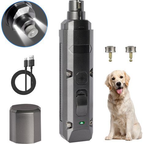 Coupe-ongles électrique et silencieux J2 pour chiens et chats (1/5)