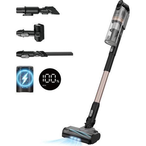 Aspirateur sans fil 240W avec brosse anti-emmêlement – Autonomie 60 min – Tête flexible 180° – Filtration HEPA 99,99% – Levoit (1/5)