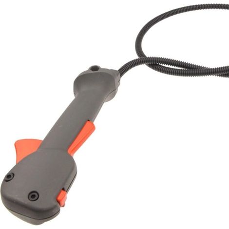 La poignée est compatible avec les modèles Huswa 331R, 333R, 143RII, 236R et 541RS. (522 03 66-01 331R, 333R, 143RII, 236R, 541RS 18)85. Poignée de tondeuse à gazon Huswain modèle 522 03 66-01 (1/4)