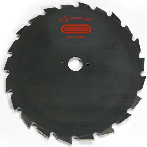Oregon Disco per Decespugliatore con Foro Centrale da 25,4 mm, Adatto a Tagliare Vegetazione Spessa e Legnosa, Professionale e Resistente, Lama di Tipo MAXI per Tagliaerba da 45 cc e oltre, 255 mm (1/5)