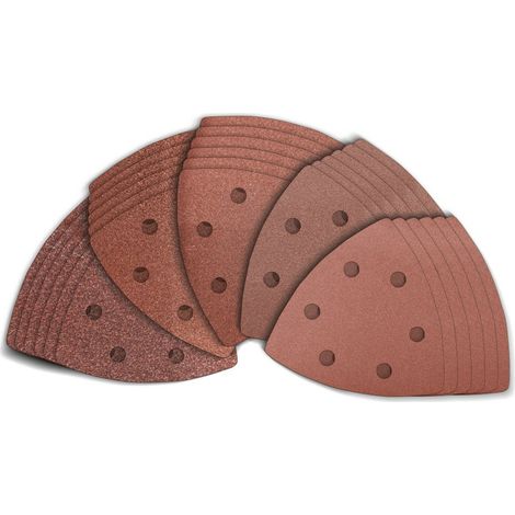 TROTEC 30x Disques abrasifs pour outil (6x 60, 80, 100, 120 et 240)