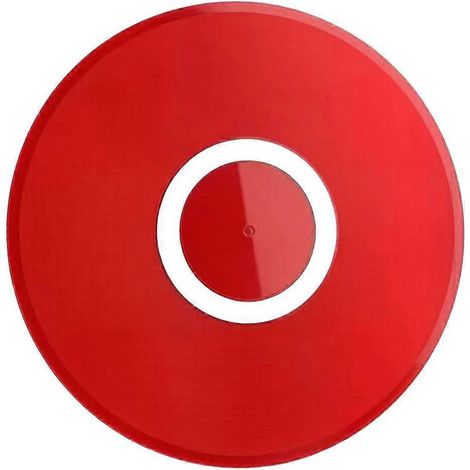 Acrylic Platine Slip Mat Reduce Noise Static Dust pour 12Inch LP Lecteur de Disques Vinyle Disque Platter Slipmat 32cm (1/5)