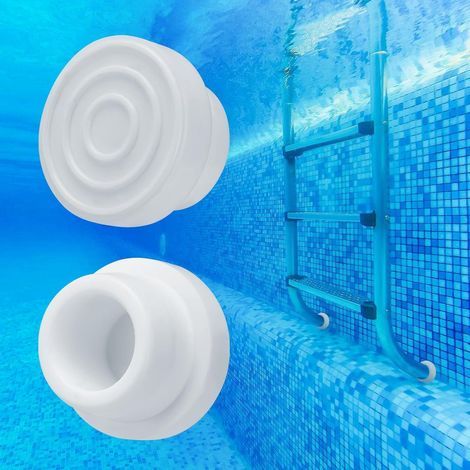pool ladder rubber buffer 2 pack white pool ladder accessories pool ladder rubber connector for pool ladder (1/4)