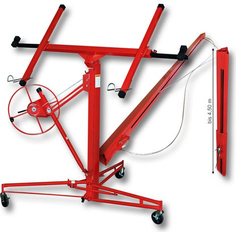 Kit elevador de paneles de 350 cm + 140 cm elevador de placas de yeso XXL + extensión máx. 68 kg 160002331 (1/5)