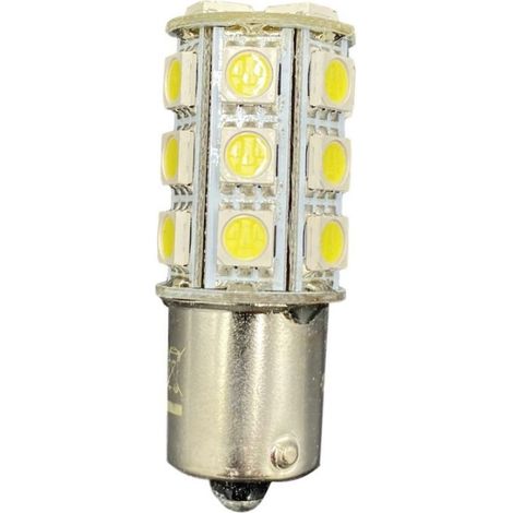 Sommer – Ampoule LED 12/34V S12606 – Douille BA15S – Puissance 3W – Éclairage de courtoisie pour moteurs Duo, Vision, Marathon (1/2)