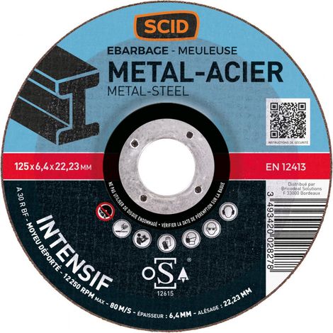 Schleifscheibe für intensiven Gebrauch Metall ø (mm) 125