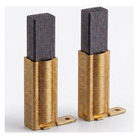 Balais de charbon pour consoles de mixage Collomix CX 10, CX 10-A, CX 20, CX 22 Duo, CX 100 HF, CX 200 HF et CX 400 HF - 8 x 19 x 37 mm (1/3)