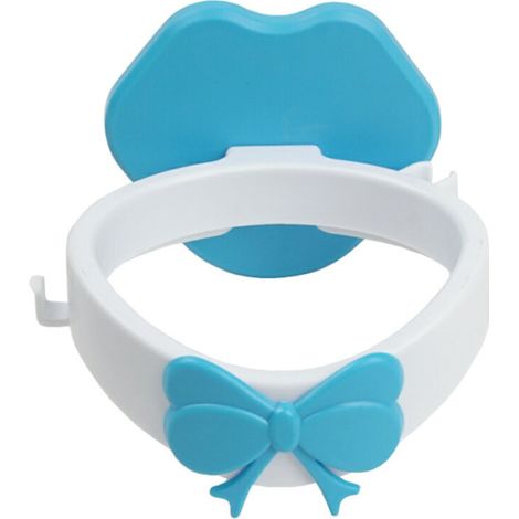 Support de rangement pour sèche-cheveux, support de rangement pour sèche-cheveux, poinçonnage gratuit, salle de bain à domicile, support de rangement pour salle de bain(bleu 1) (1/5)
