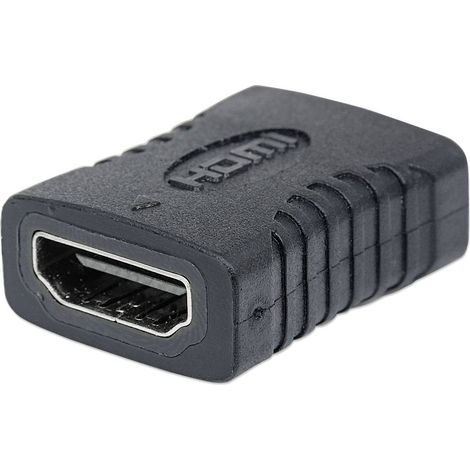 Manhattan 353465 HDMI Adaptateur [1x HDMI femelle - 1x HDMI femelle] noir contacts dorés (1/4)