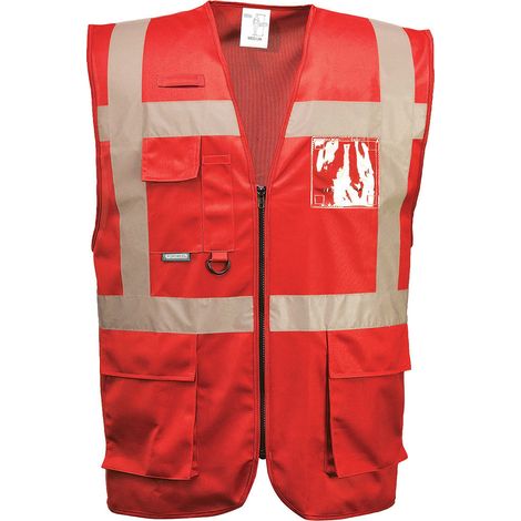 Iona Gilet Executive couleur : Rouge taille S - PORTWEST