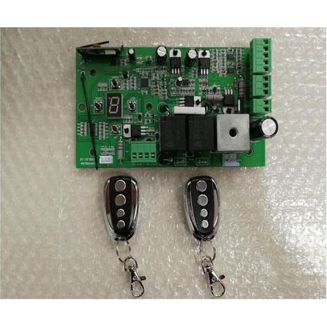 Kit d'ouvre-portes automatiques Circuit imprimé de la carte mère contrôleur de moteur à courant continu coulissant 2 ou 4 ouvre-portes télécommandés pour accessoires de portail coulissant ( Color : 2 (1/5)