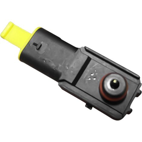 Car Pressure Sensor,Black Car Brake Booster Pressure Sensor 5Q0 906 207 Replacement for A1 A3 A5 A6 A7 A8 Q2 (1/5)
