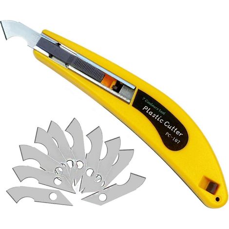 Cuttermesser Set mit 30 Klingen für Plexiglas & Kunststoff