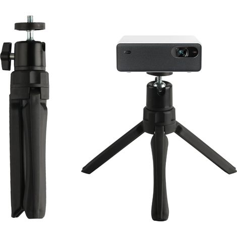 Lot de 2 Supports de projecteur, Mini trépied de projecteur, Support de avec vis 1/4" et rotules, Mini trépied de Table pour Appareil Photo, téléphones Portables, Support de Webcam (1/5)