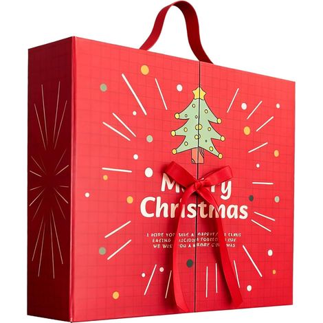 Boîtes à calendrier de l'Avent de Noël - Réutilisables, vides et remplies de 24 jours, boîte à calendrier de Noël pour, hommes, femmes, garçons, filles, adolescents Calendrier (1/5)
