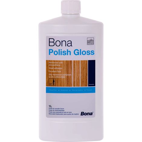 BONA Polish 1 Liter glänzend Parkettpflegemittel (1/5)