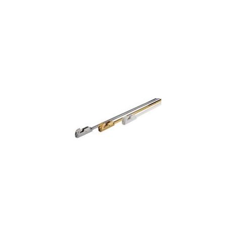 Tige de suspension fil carré - Section : 4 x 4 mm - Charge : 40 kg - Décor : Acier laqué blanc - Longueur : 1500 mm - FOSUN