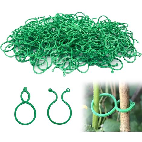 130 PCS Clips de Support pour Plantes,Reutilizable Plastico Clips Para Plantas de Jardín,Attache Tomate,Clip de Support pour Plante,Clips De Soporte Para Plantas Para Asegurar y Conectando Plantas (1/5)