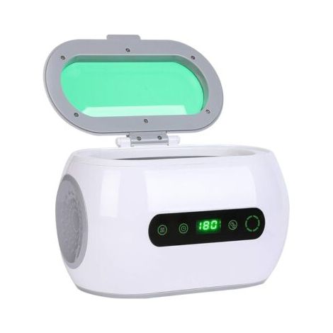Nettoyeur à ultrasons 600 ml – Fréquence 42000 Hz – 5 cycles de nettoyage pré-programmés – Pour lunettes, bijoux, prothèses dentaires