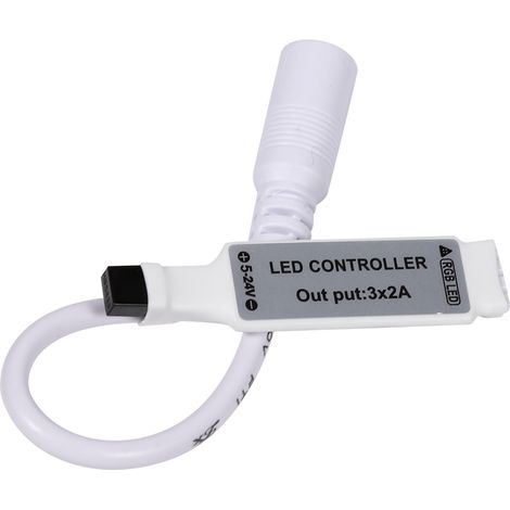 Mini-Funkfernbedienung mit Infrarot und 17/20/24/44 Tasten für 3528 5050 RGB-LED-Streifen, Fernbedienung, Farbmanagement-Kit, flexibler Lichtstreifen. (1/3)