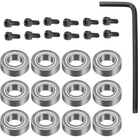 Kit de Réparation de Roulements à Billes Accessoire 1 Set Vis en Acier Modifiant la Profondeur de Coupe Plusieurs styles pour Fraises de Défonceuse Plusieurs styles (1/5)