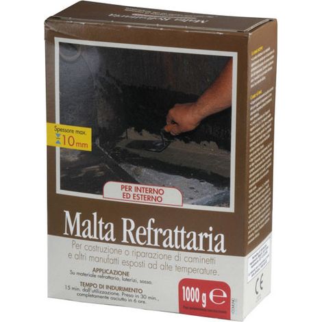 Malta refractaria G 1000 Línea Piu'