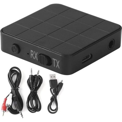 Transmisor y receptor multifuncional O-transmisor – Transmisor/receptor Bluetooth 5.0 2 en 1 – Adaptador estéreo Bluetooth 5.0 para PC y coche (1/5)