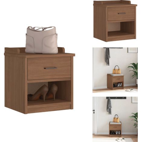 Flurbank SANDNES 45x40x50 cm Massivholz Kiefer - Flurbank - Flurbänke - Bank - Sitzbank (1/5)