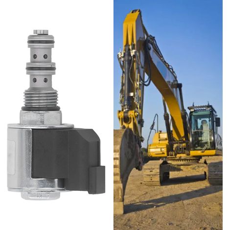 Électrovanne 24V pour excavatrice, adaptée aux excavatrices CAT 973, 973D et 973K. (1/5)